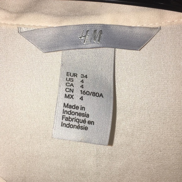 H&M Peach Shear Blouse - Picture 2 of 2